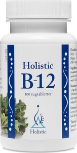 Holistic Holistic B-12 Metylowany Witamina B12 Metylkobalamina Kwas Foliowy B9 Aktywna Metylowana Forma Witaminy B12 Kwas Foliowy B9 1