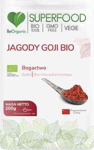 Beorganic Jagody Goji Bio 200G Beorganic Lycium Barbarum 1
