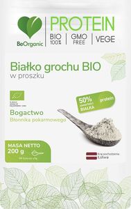 Beorganic Białko Grochu Bio 200G Beorganic Medicaline Błonnik Pokarmowy 1