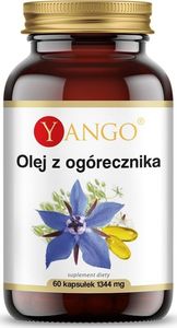 Yango Olej Z Ogórecznika 1344 Mg 60 Kaps. Yango Gla Kwas Gamma-Linolenowy Borago Officinalis 1