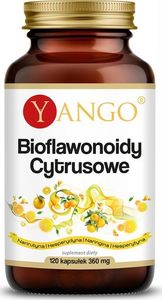 Yango Bioflawonoidy Cytrusowe 360Mg 120 Kapsułek Yango Citrus Sinensis Hesperydya Hesperytyna Narirutyna Naringinina 1