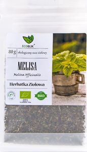 Ecoblik Melisa 80G Ecoblik Herbatka Ziołowa Ekologiczna Melissa Officinalis 1