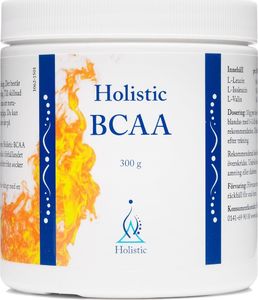 Holistic Holistic Bcaa Aminokwasy L-Leucyna L-Izoleucyna L-Walina Zestaw Trzech Rozgałęzionych Aminokwasów 300 G 1