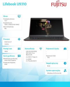 Laptop Fujitsu Lifebook U9310 (U9310MC7DMPL) 2