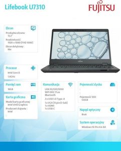 Laptop Fujitsu Lifebook U7310 (U7310MC5IMPL) 2