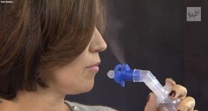 Misty Inhalator Nebulizator dużo akcesoriów do inhalacji 5