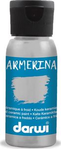 DARWI Farba do Ceramiki 50 ml Srebrna 3