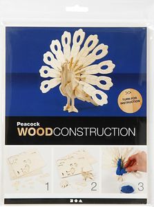 Creativ Company Puzzle 3D drewniane, paw 2