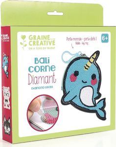 Graine Creative Portmonetka Diamentowa Mozaika Narwal 2