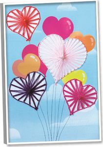 Aladine Obrazek z gwoździ i muliny Balony Serca 2