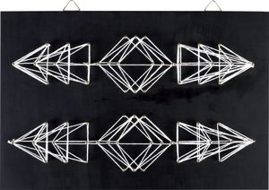 Graine Creative Obrazek z gwoździ i muliny Strzałki 2