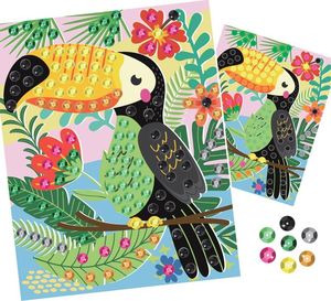 Graine Creative Wyklejanka cekinowa Tukan 2