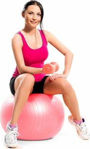 Springos Piłka do ćwiczeń FB0012 75cm różowa 8