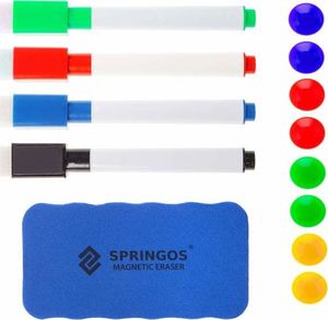 Springos Tablica magnetyczna suchościeralna 120x90 cm z zestawem akcesorii UNIWERSALNY 3