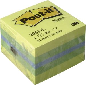 Post-it Bloczek samoprzylepny 51x51/400K cytrynowy (FT510091729) 1
