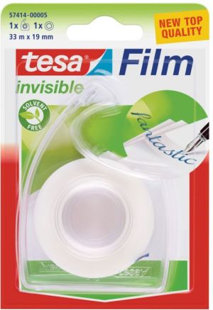 Tesa Taśma biurowa tesafilm® invisible 33m x 19mm + dyspenser Easy Cut (57414-00005-02) 1