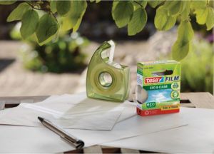 Tesa Taśma biurowa tesa® eco&clear 33m x 19mm + dyspenser Easy Cut (57069-00000-00) 2