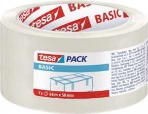 Tesa Taśma pakowa tesa® BASIC 66m x 50mm, przezroczysta (58570-00000-00) 1