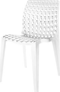 Artdeco Krzesło Olivier nowoczesne wypoczynkowe białe 1