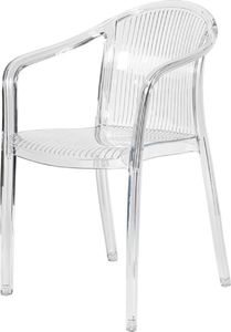Artdeco Krzesło Designerskie IMPERIALE komfort transparentne bezbarwne 1