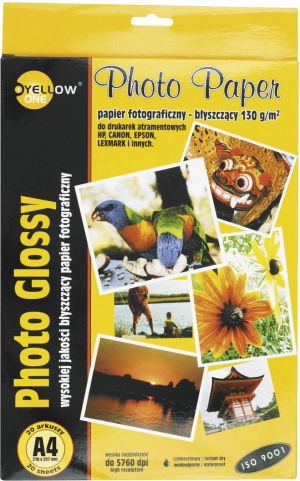 Yellow One Papier fotograficzny do drukarki A6 (150-1182) 1
