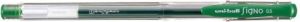Uni Mitsubishi Pencil Długopis Żelowy UM100 Zielony 1