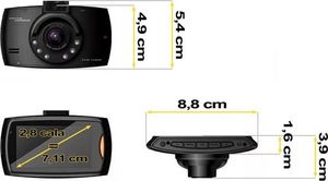 Wideorejestrator Hoalte DVR 2,8" G-Sensor z kamerą cofania 3