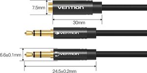 Vention Splitter Audio VENTION w Oplocie Mini Jack 3,5mm -- 2x Mini jack 3,5mm 7