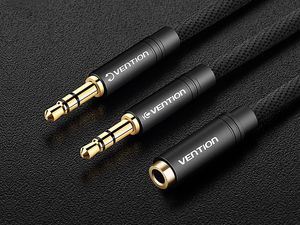 Vention Splitter Audio VENTION w Oplocie Mini Jack 3,5mm -- 2x Mini jack 3,5mm 9