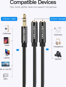 Kabel Vention czarny (BBSBY) 3