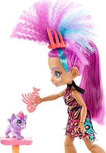 Mattel Lalka historyjka Cave Club Opiekunka kotów (GNL94/GNL95) 3