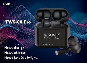 Słuchawki Savio TWS-08 Pro 7