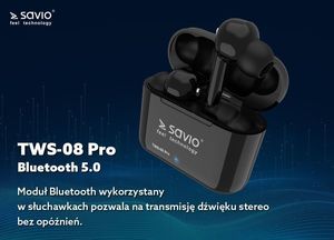 Słuchawki Savio TWS-08 Pro 10
