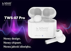 Słuchawki Savio TWS-07 Pro 7