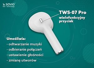 Słuchawki Savio TWS-07 Pro 8