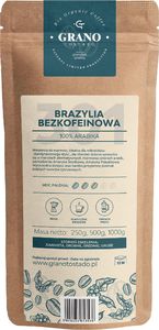 Kawa ziarnista Grano Tostado Brazylia Bezkofeinowa 1 kg 1