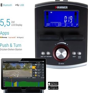 Rower stacjonarny Hammer Cardio Motion BT magnetyczny 2