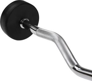 HMS GSL-15 SZTANGA/GRYF STAŁY ŁAMANY GUMOWANY 15 KG HMS 4