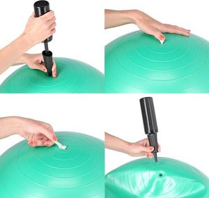 HMS Piłka do ćwiczeń YB01 75cm czarna 5