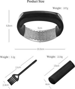 KingHoff ZESTAW DO OBIERANIA I WYCISKANIA CZOSNKU ELITEHOFF 4