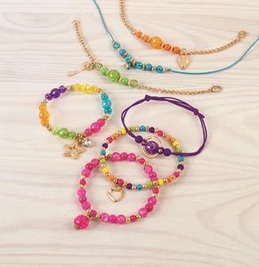 Make it real Make it real - Zestaw do tworzenia bransoletek - Tęczowe kryształy 4