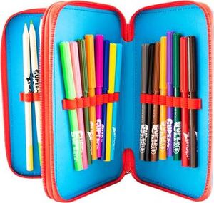 Piórnik Cife Superzings Piórnik z Wyposażeniem niebieski 10