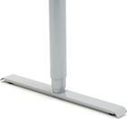 Biurko ECOabc Flexus Szare 200 cm x 100 cm 3