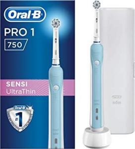 Szczoteczka Oral-B Szczoteczka rotacyjna Pro 750 Sensi UltraThin Niebieska 2