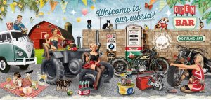 NOSTALGIC ART PODSTAWKA METALOWA POD KUBEK Tiki Bar 11