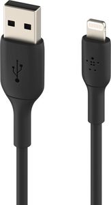 Kabel USB Belkin USB-A - Lightning 1 m Czarny (CAA001BT1MBK) 2