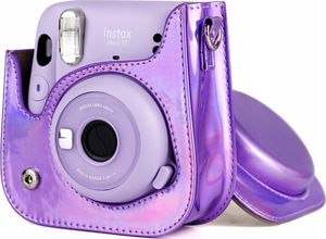 Pokrowiec LoveInstant Fujifilm Instax Mini 11 - Fioletowy / Błysk 9