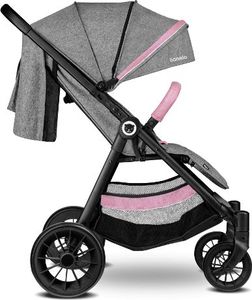 Wózek Lionelo Wózek spacerowy Natt Magnolia szaro-różowy 4