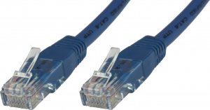 MicroConnect U/UTP CAT6 0,25M Blue PVC 1