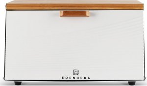 Chlebak Edenberg Chlebak Edenberg EB 129 metal + 3 pojemniki biały 5